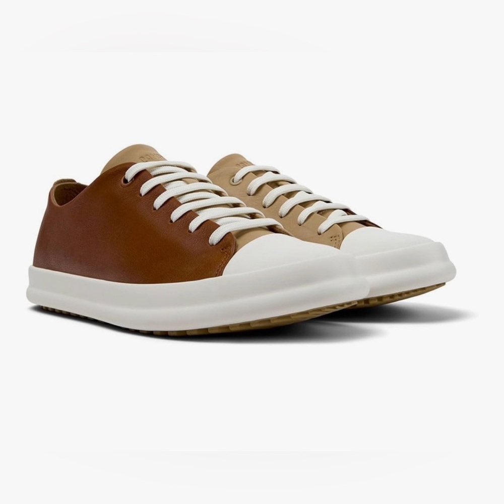 Camper Men’s Twins Chasis Sport Leather Sneakers. Multicolor. 8.5. MSRP-$185.00